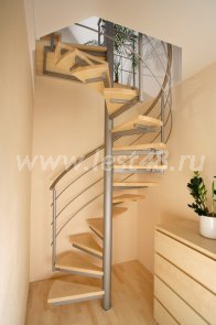 Винтовая лестница на металлокаркасе 24-06