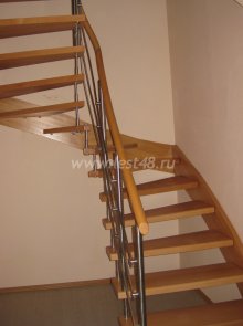 Лестница с гусиным шагом 08-04
